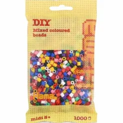 Dan Import-HAMA® Basteln>Perlen Vollton gemischt 1000 Stück