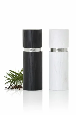 Adhoc Gewürzmühlen, Spender Und Mörser>Pfeffer- u. Salzmühle Set Textura, Black&White