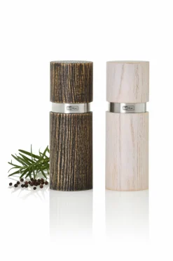 Adhoc Gewürzmühlen, Spender Und Mörser>Pfeffer- u. Salzmühle Set Textura Antique, Brown&W