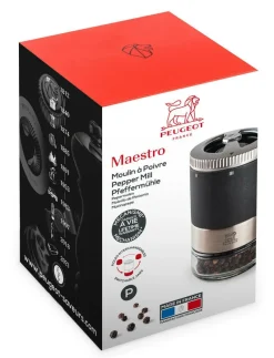 Peugeot Gewürzmühlen, Spender Und Mörser>Pfefferbar Maestro graphit USelect 11 cm