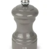 Peugeot Gewürzmühlen, Spender Und Mörser>Pfeffermühle Bistro Holz Rauchgrau lackiert 10 cm