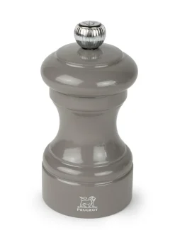 Peugeot Gewürzmühlen, Spender Und Mörser>Pfeffermühle Bistro Holz Rauchgrau lackiert 10 cm