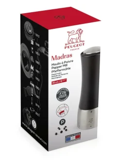 Peugeot Gewürzmühlen, Spender Und Mörser>Pfeffermühle Madras Edelstahl/Schoko USelect 16 cm