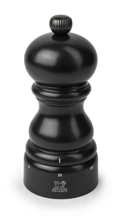 Peugeot Gewürzmühlen, Spender Und Mörser>Pfeffermühle Paris Holz Satinschwarz USelect 12 cm
