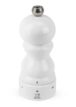 Peugeot Gewürzmühlen, Spender Und Mörser>Pfeffermühle Paris Weiß Lackiert USelect 12 cm