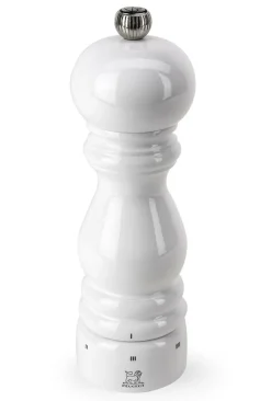 Peugeot Gewürzmühlen, Spender Und Mörser>Pfeffermühle Paris Weiß Lackiert USelect 18 cm