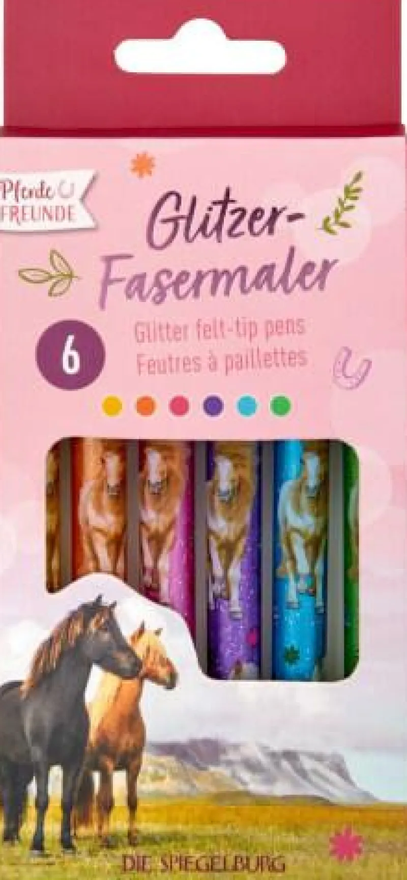 COPPENRATH SPG Malen Und Zeichnen>Pferdefreunde - Glitzer-Fasermaler