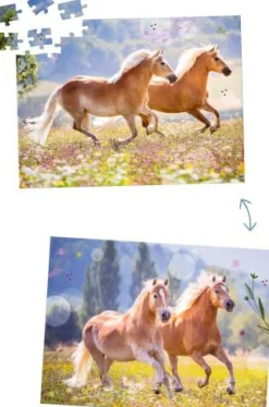 COPPENRATH SPG Kinderpuzzle>Pferdefreunde - Lentikular-Puzzle 100 Teile