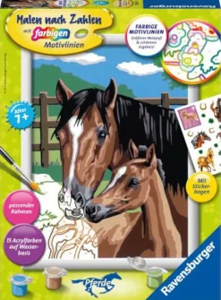 Ravensburger Malen Und Zeichnen>Pferdeliebe - Malen nach Zahlen