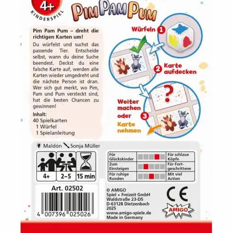 Amigo Familien- Und Gesellschaftsspiele>Pim Pam Pum
