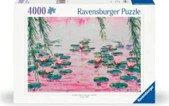 Ravensburger Erwachsenenpuzzle>Pink Water Lilies - Puzzle 4000 Teile