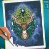 Ravensburger Malen Und Zeichnen>Pixie Cold: Mystic Deer - Malen nach Zahlen