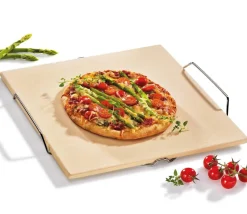 Küchenprofi Backzubehör>Pizza Stein mit Gestell
