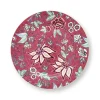 Pip Studio Farbe>Platzteller „Flower Festival", dunkelpink, Ø: 32cm