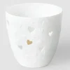 Räder Kerzen, Leuchter Und Zubehör>Poesielicht Goldene Herzen D.9,5cm H.9cm