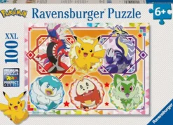 Ravensburger Kinderpuzzle>Pokémon Karmesin und Purpur - Puzzle 100 Teile XXL