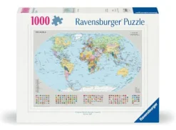 Ravensburger Erwachsenenpuzzle>Politische Weltkarte - Puzzle 1000 Teile