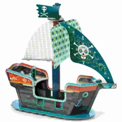 Djeco 3D Puzzle>Pop to play: Piratenschiff 3D
