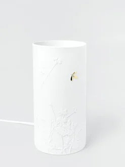 Räder Kerzen, Leuchter Und Zubehör>Porzellanleuchte Das Goldene Blatt D.11cm H.22cm E