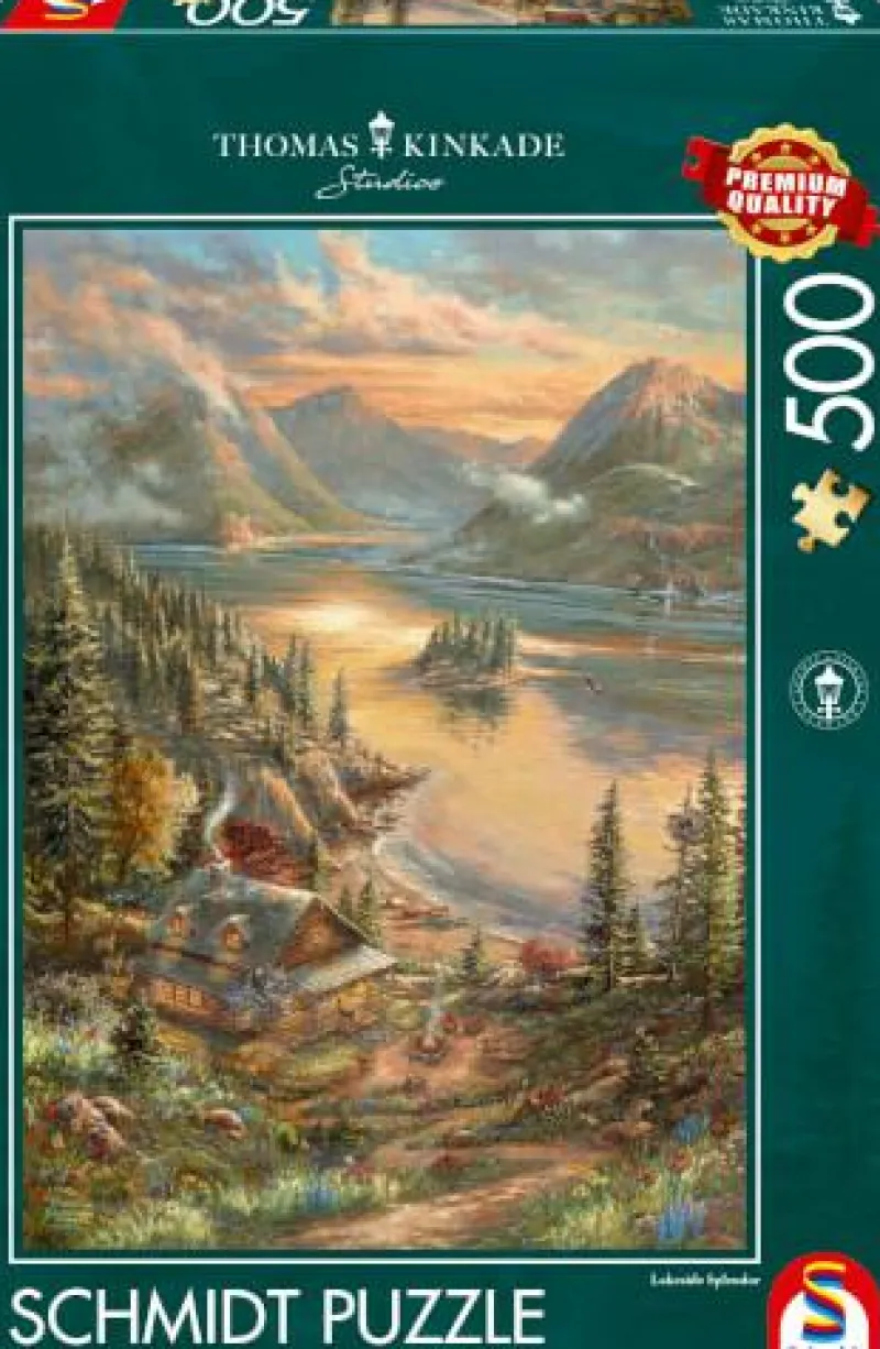 Schmidt Spiele Erwachsenenpuzzle>Pracht am Seeufer - Puzzle 500 Teile