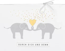 Räder Karten>Pärchenkarte „Durch dick und dünn"