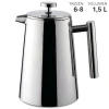 Weis & Cie. GmbH Kaffeezubehör>Pressfilterkanne aus Edelstahl doppelwandig 1,5L