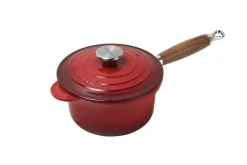 Le Creuset Töpfe Guss Und Silagan>Profitopf mit Holzgriff 18 cm Kirschrot