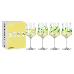 Ritzenhoff Wein>PROM Sommertau Limoncello 4er-Set F24