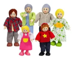 Hape Spielpuppen>Puppenfamilie - Helle Hautfarbe