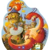 Djeco Kinderpuzzle>Puzzle: Vaillant und der Drache, 54 Teile
