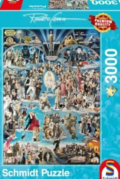 Schmidt Spiele Erwachsenenpuzzle>R. Casaro: Hollywood XXL - Puzzle 3000 Teile