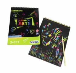 Beleduc Basteln>Rainbow Arts Kratzblock