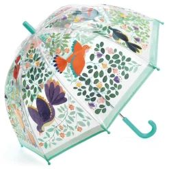 Djeco Regenschirme>Regenschirm: Vögel und Blätter