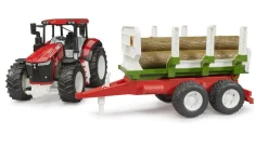 Bruder Fahrzeuge Und Fluggeräte>ROADMAX Traktor mit Rückeanhänger