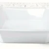 KPM Weiß>Salatschale eckig klein 22 cm Kurland Blanc Nouvea