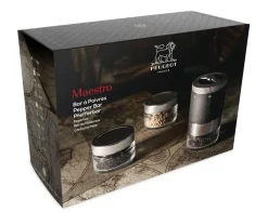 Peugeot Gewürzmühlen, Spender Und Mörser>Salzbar Maestro U'Select Graphit Hell 11 Cm Inkl.