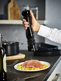 Peugeot Gewürzmühlen, Spender Und Mörser>Salzmühle Elektrisch Paris schwarz 34cm