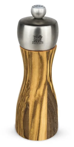 Peugeot Gewürzmühlen, Spender Und Mörser>Salzmühle Fidji Olivenholz 15 cm