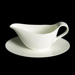 Dibbern Weiß>Sauciere Unterteller 0,45 l Fine Dining Weiss Fine