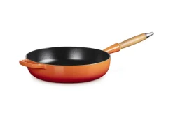 Le Creuset Pfannen Guß Und Schmiedeeisen>Sautepfanne Signature 28 cm Ofenrot