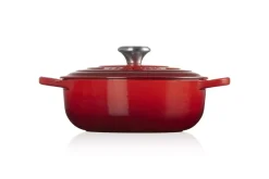 Le Creuset Töpfe Guss Und Silagan>Sauteuse Signature 24 cm Kirschrot
