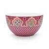 Pip Studio Farbe>Schale „Flower Festival", dunkelpink, Ø:18cm