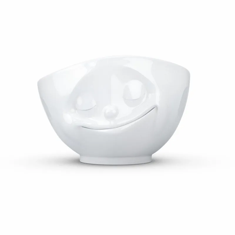 58 fiftyeight Weiß>Schale Glücklich, weiß 1000ml