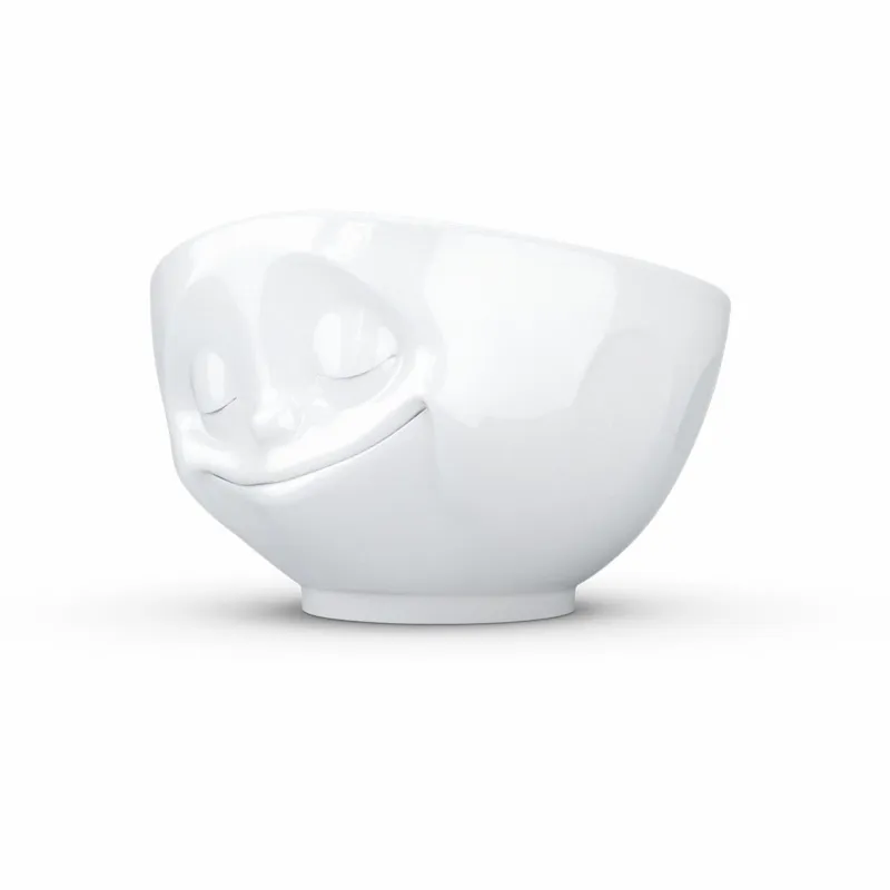 58 fiftyeight Weiß>Schale Glücklich, weiß 1000ml