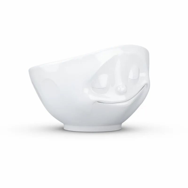 58 fiftyeight Weiß>Schale Glücklich, weiß 1000ml