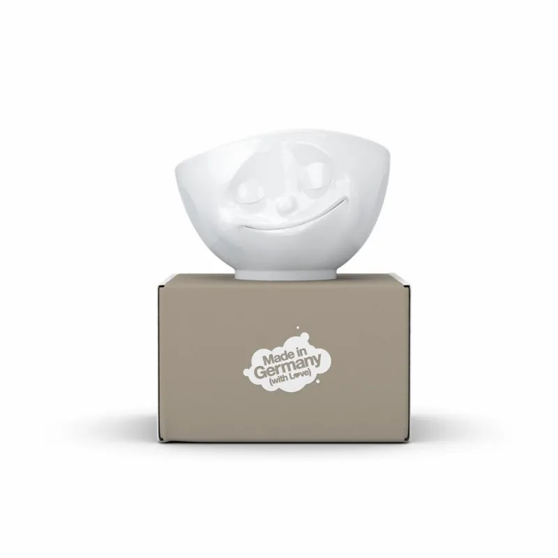 58 fiftyeight Weiß>Schale Glücklich, weiß 1000ml