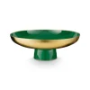 Pip Studio Farbe>Schale niedrig, Metall, dunkegrün, 12.50x35cm