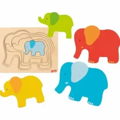Gollnest & Kiesel Kleinkindpuzzle|Spielen>Schichtenpuzzle Elefant