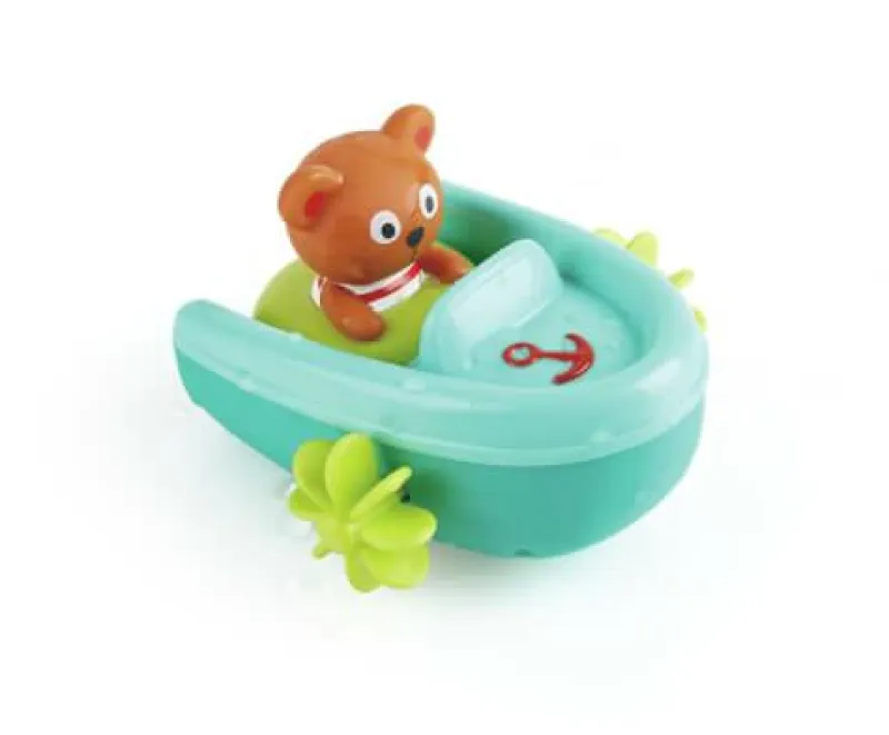 Hape Bade- Und Wasserspielzeug>Schlauchboot mit Rückziehmotor