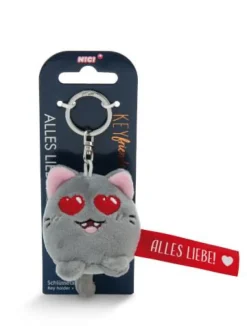 NICI Schlüssselkasten Und Schlüsselanhänger>Schlüsselanhänger Katze - Alles Liebe! 5 cm